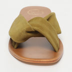 White Sun - Mules Bansari - Kaki Goat Suede - Kaki