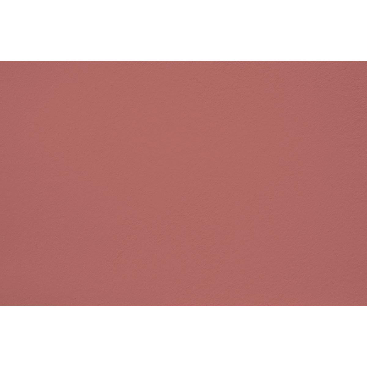 Peinture Bella terra appliquée sur un mur - teinte terracotta rouge