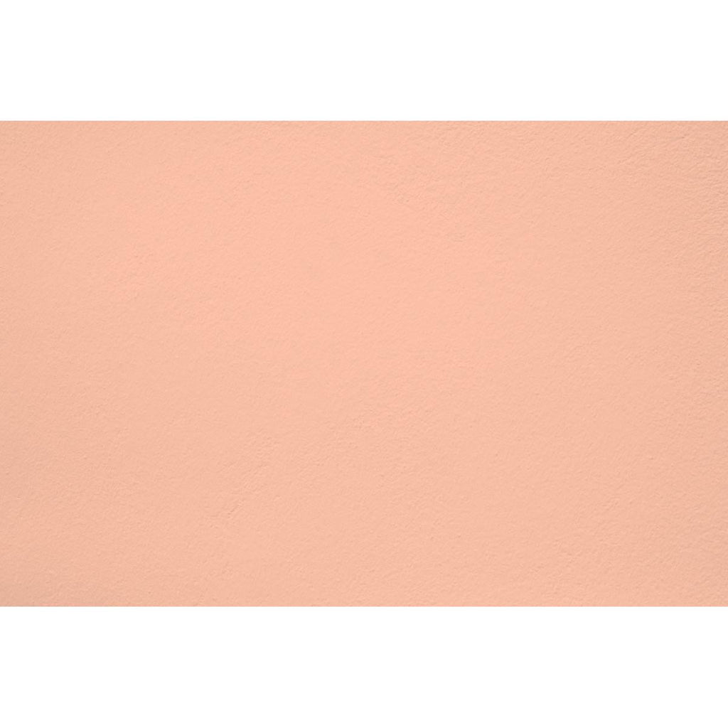 Peinture California love appliquée sur un mur - teinte orange pastel