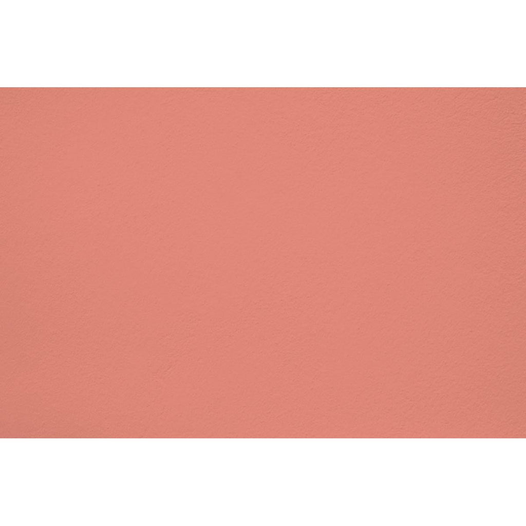 Peinture Coral brick appliquée sur un mur - teinte terracotta corail