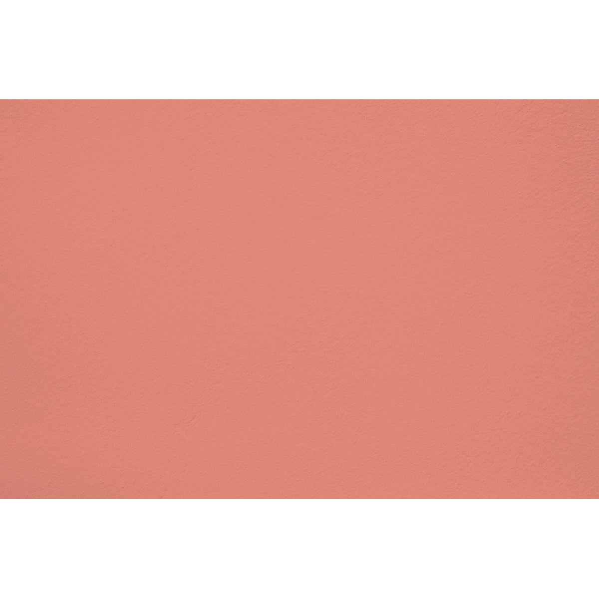 Peinture Coral brick appliquée sur un mur - teinte terracotta corail