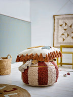 Charoline - Pouf - Marron - Coton