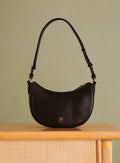 SAC DEMI LUNE CUIR SAULA PETITE MENDIGOTE