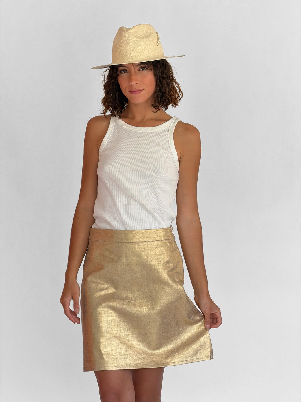 Jupe Lin Nais - Gold