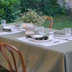 Nappe En Lin Lavé - Olive - MOST - The Bradery