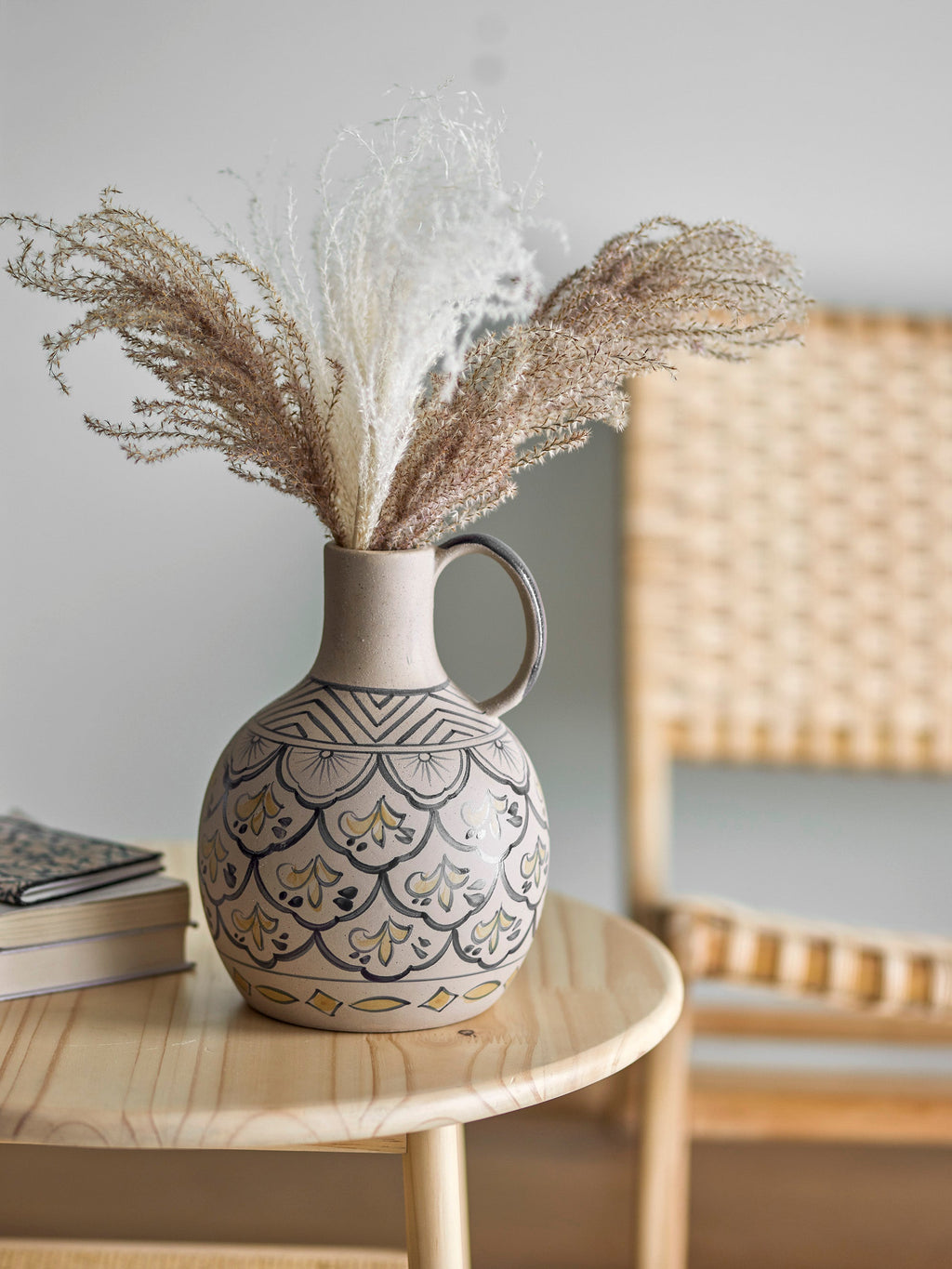 Nadya - Vase - Bleu - Grès