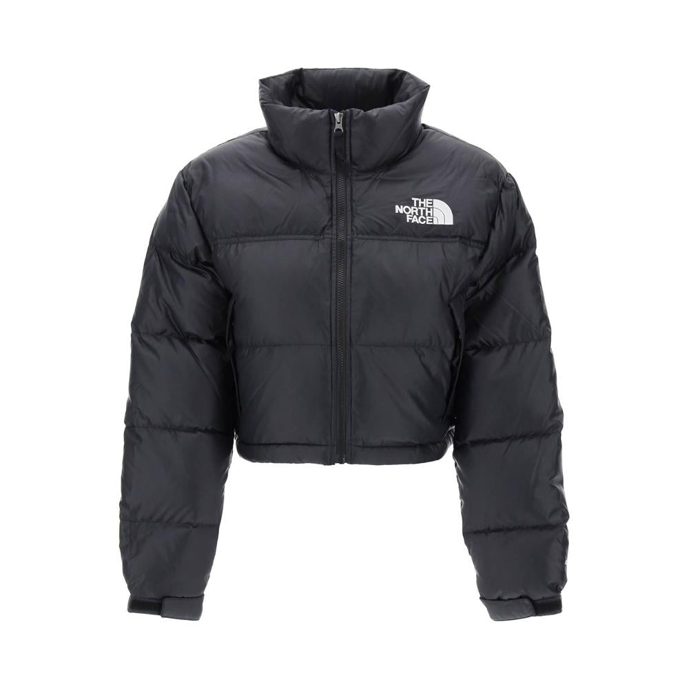 Vestes Bouffantes The North Face Cropped Nuptse - Noir - Femme