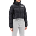 Vestes Bouffantes The North Face Cropped Nuptse - Noir - Femme