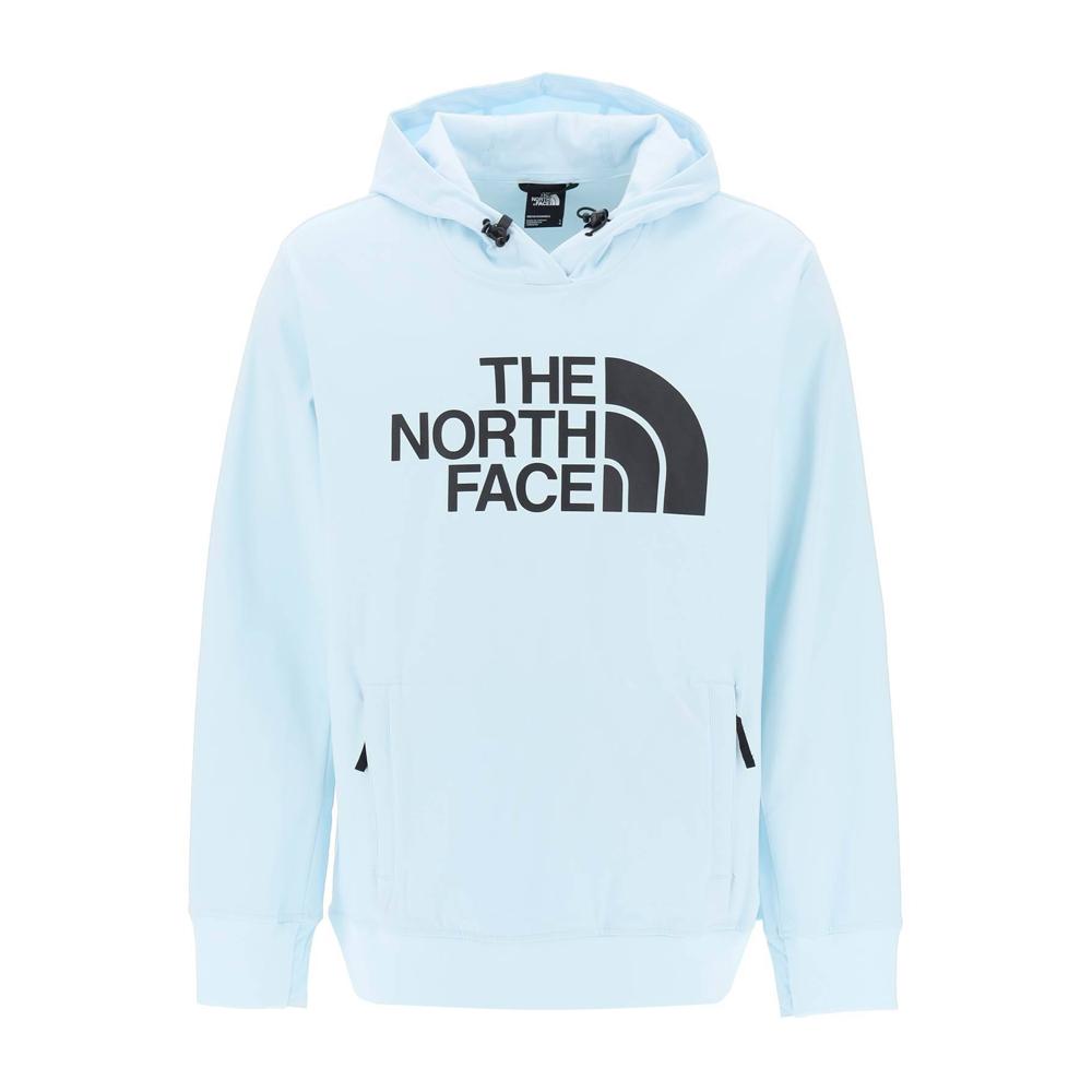 Sweatshirts The North Face Techno Hoodie With Logo Print - Bleu Clair - Femme