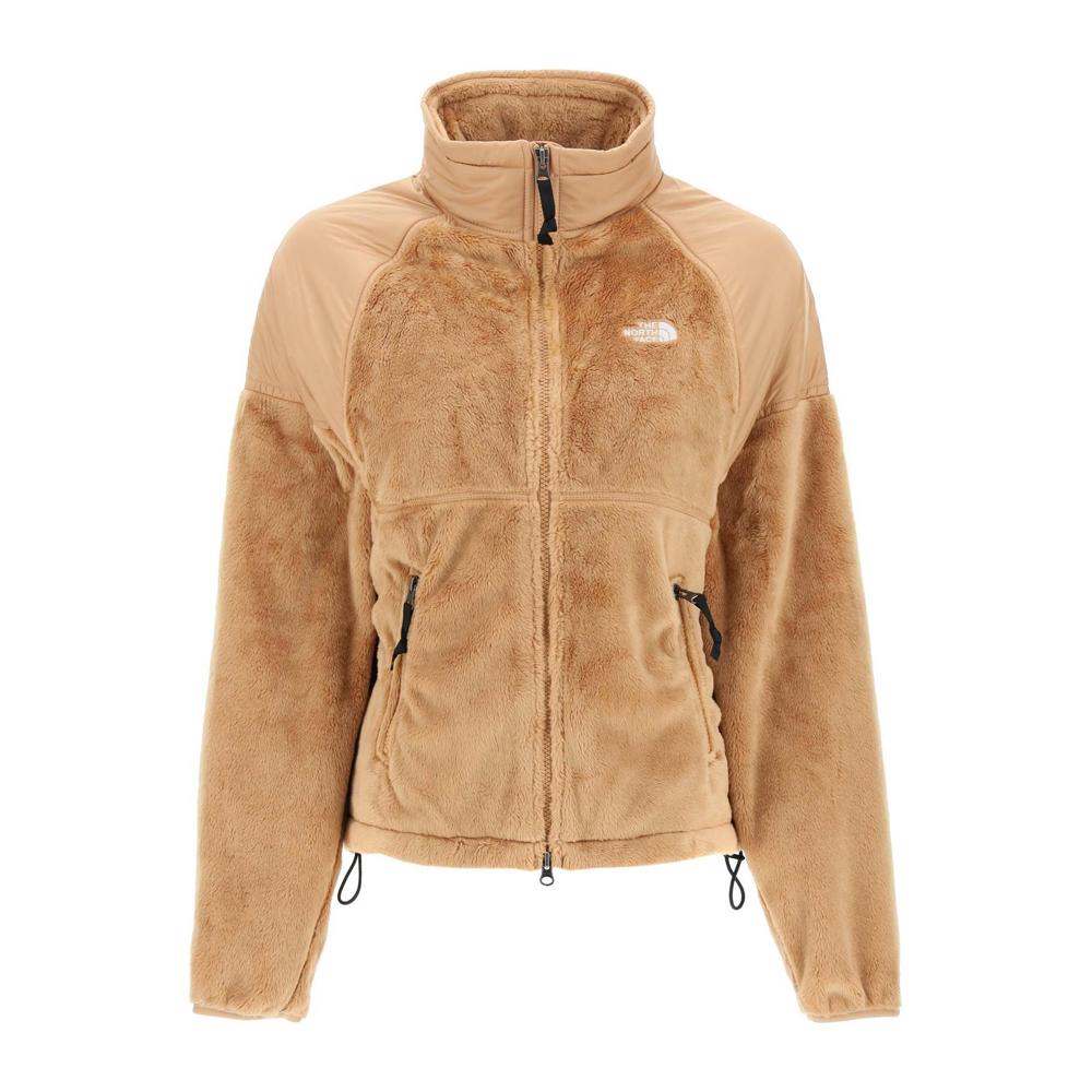 Vestes Décontractées The North Face Versa Velour Jacket In Recycled Fleece And Ripstop - Beige - Femme