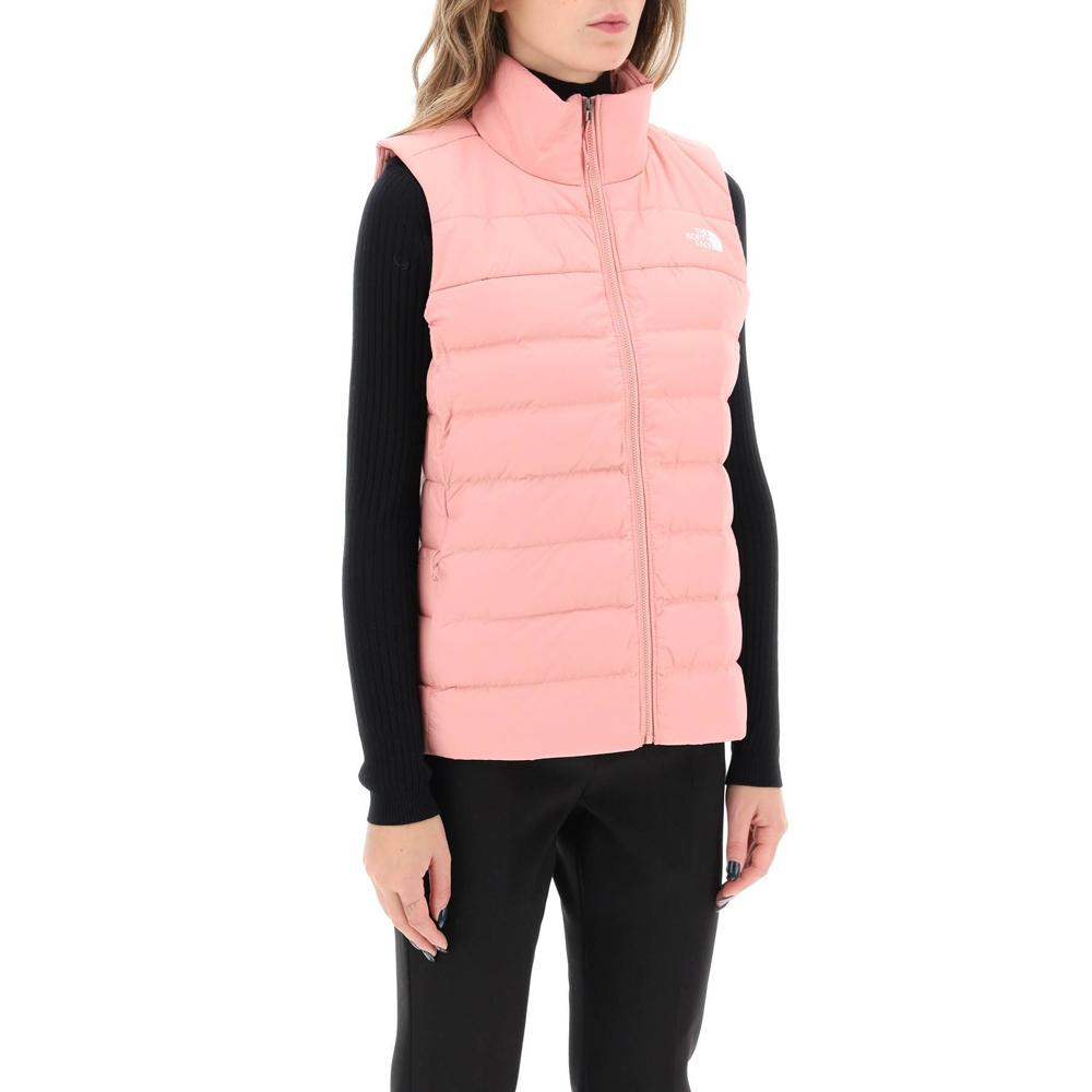 Gilets The North Face Akoncagua Lightweight Puffer Vest - Rose - Femme