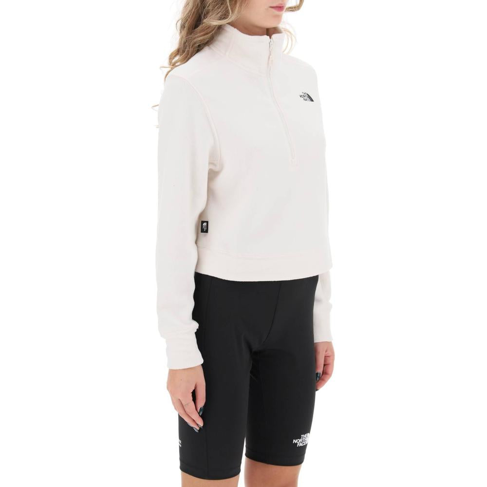 Sweatshirts The North Face Glacer Cropped Fleece Sweatshirt - Blanc - Femme