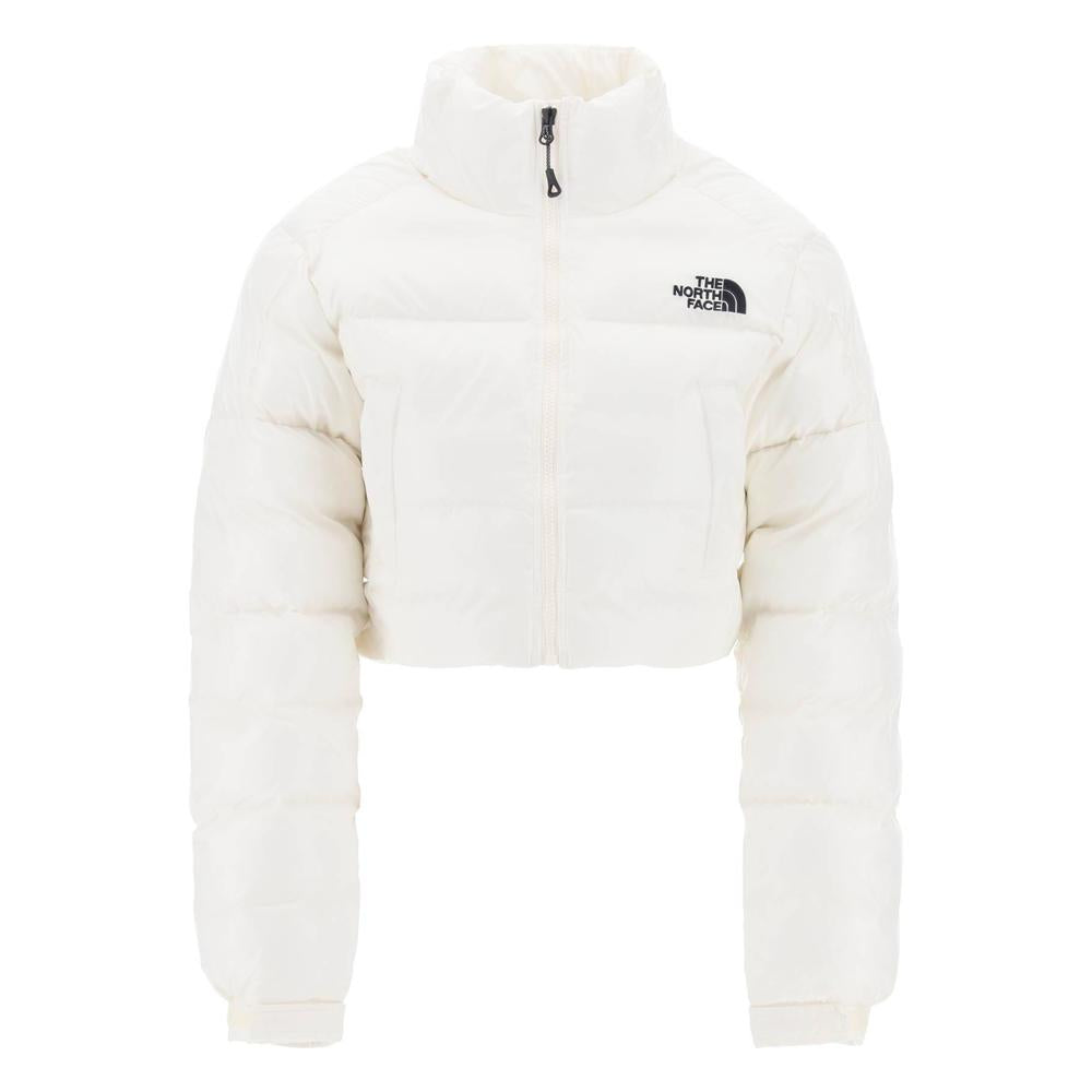 Vestes Bouffantes The North Face 'Rusta 2.0? Cropped Puffer Jacket - Blanc - Femme