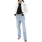 Vestes Bouffantes The North Face 'Rusta 2.0? Cropped Puffer Jacket - Blanc - Femme
