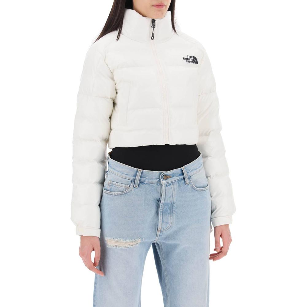 Vestes Bouffantes The North Face 'Rusta 2.0? Cropped Puffer Jacket - Blanc - Femme