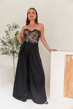 NICO Noir - Pantalon Palazzo