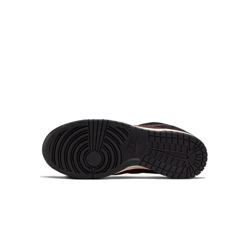 Nike Dunk Low Se Fleece Burgundy Crush