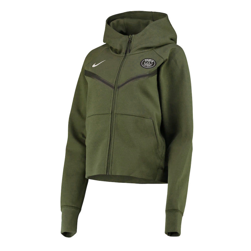 Veste De Survêtement Nike Psg Tech Fleece - Vert - Femme
