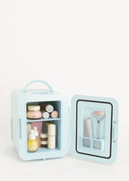 Fridge Mini Box - Mini Réfrigérateur Avec Fonction Chaud/Froid 4 L - Bleu Pastel