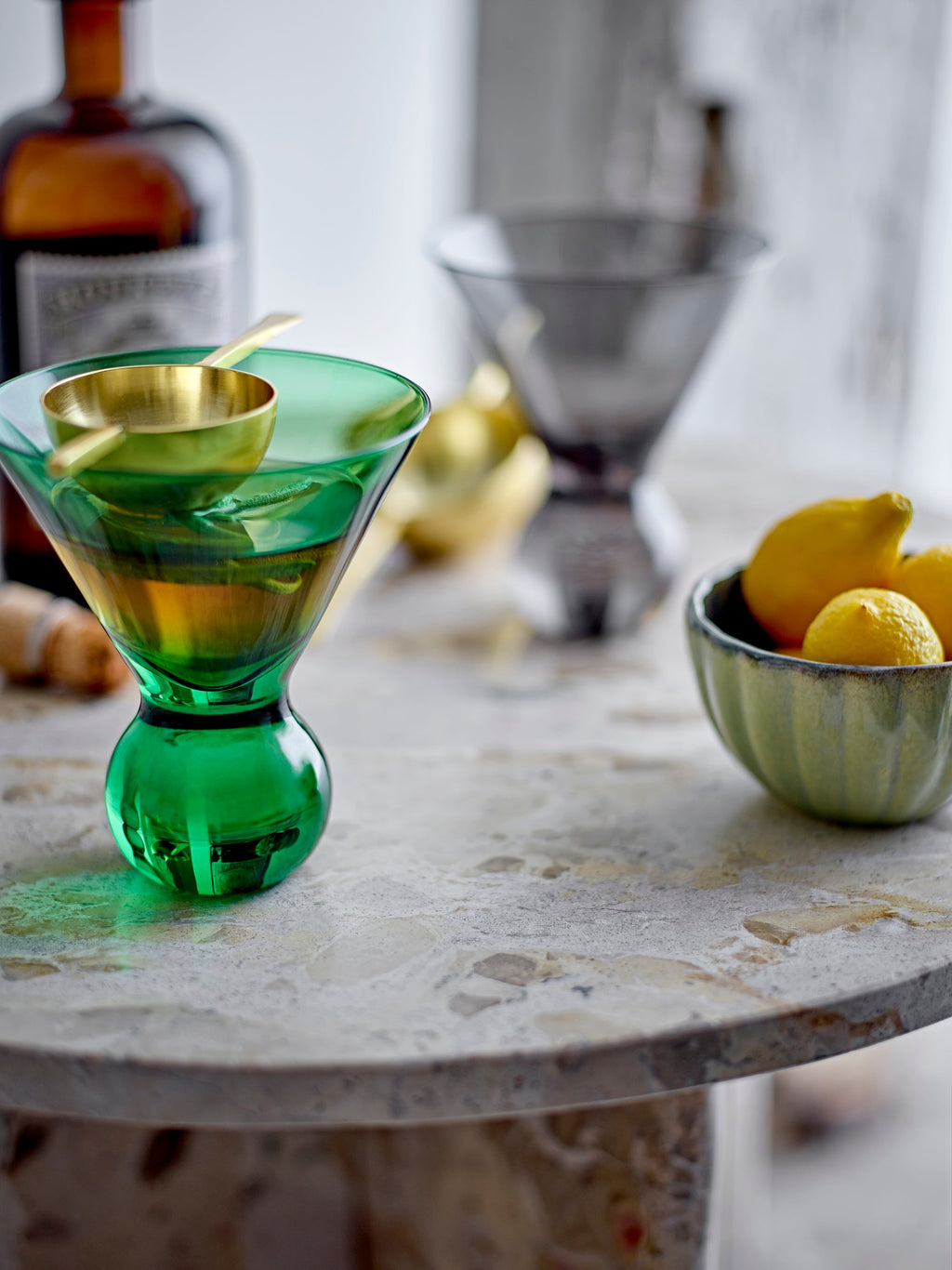 Corliss - Verre À Cocktail - Vert - Verre