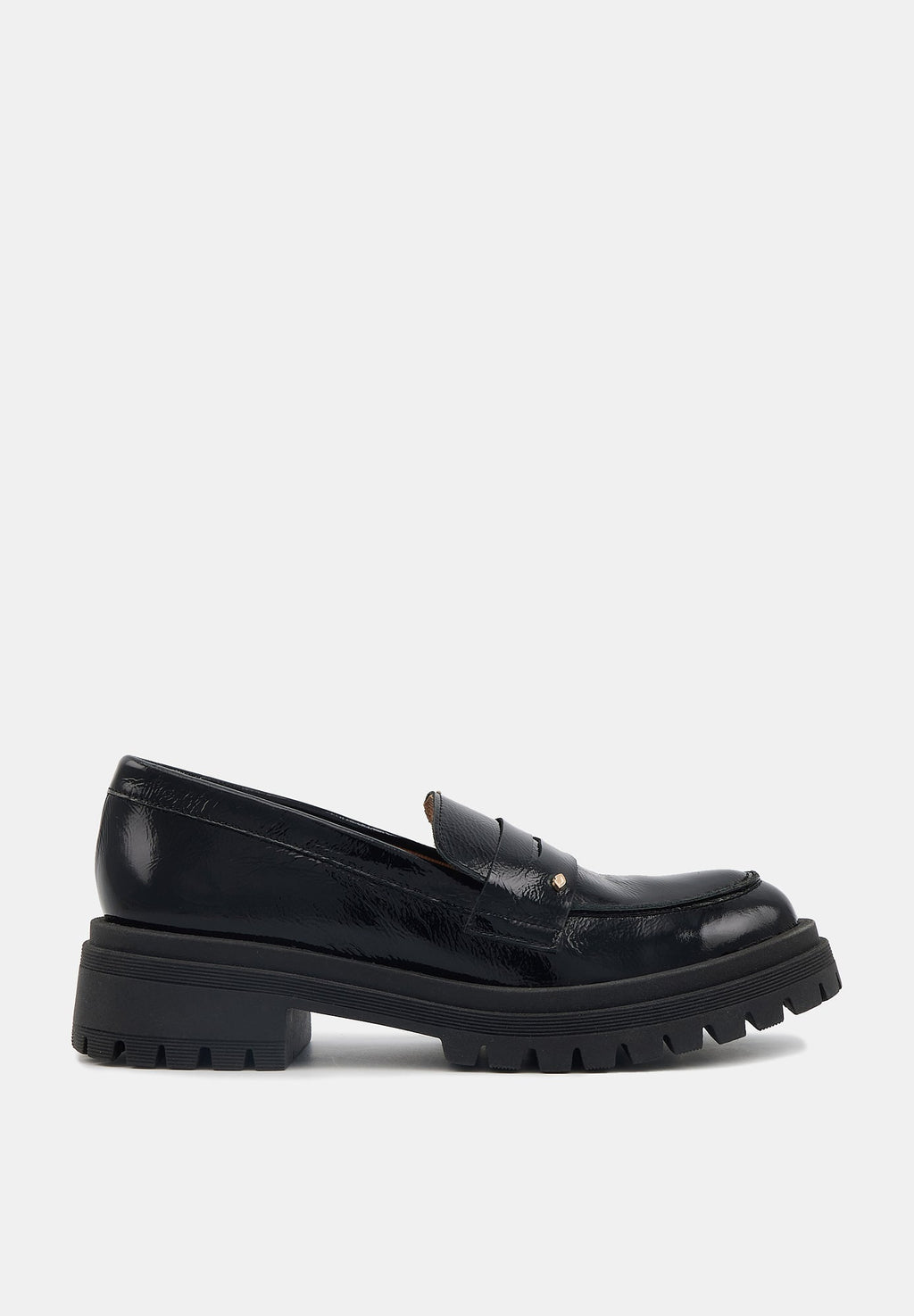 Norma - Cuir brillant Noir - Bons Baisers - The Bradery