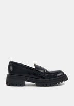 Norma - Cuir brillant Noir - Bons Baisers - The Bradery