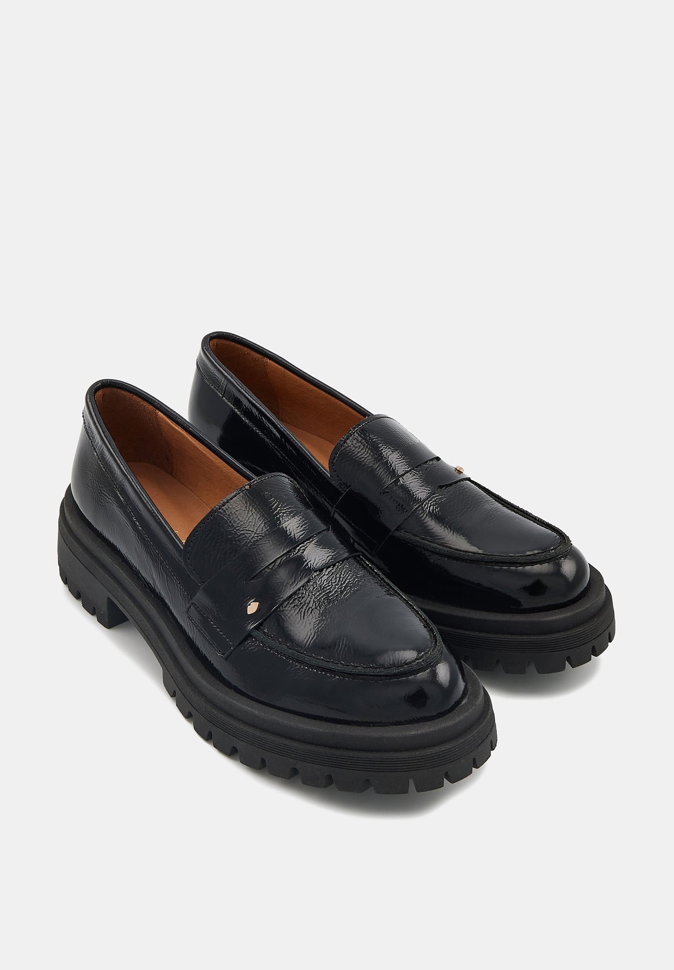 Norma - Cuir brillant Noir - Bons Baisers - The Bradery
