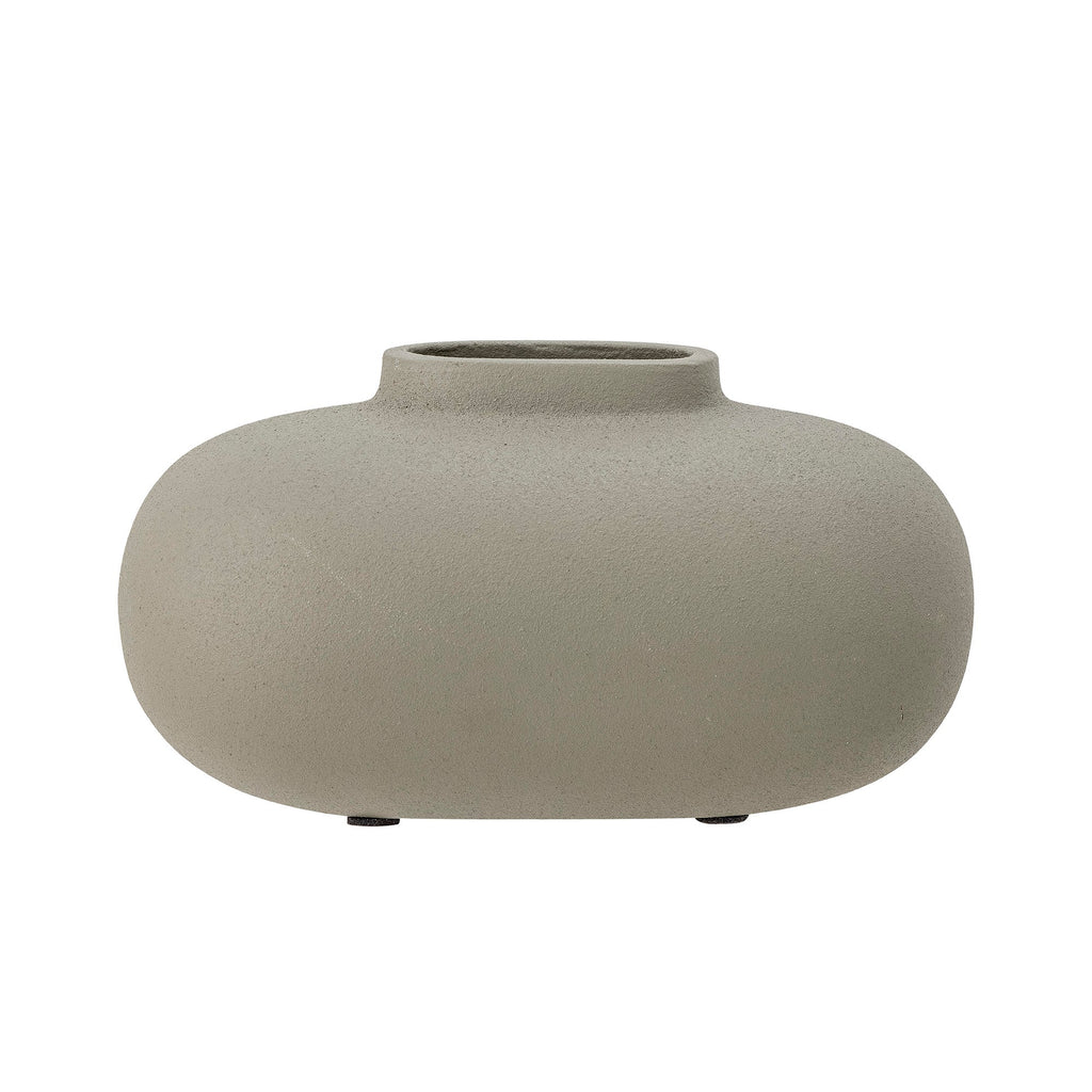 Tezza - Vase - Gris - Aluminium