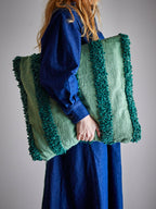 Cory - Coussin - Vert - Coton Oeko-Tex®