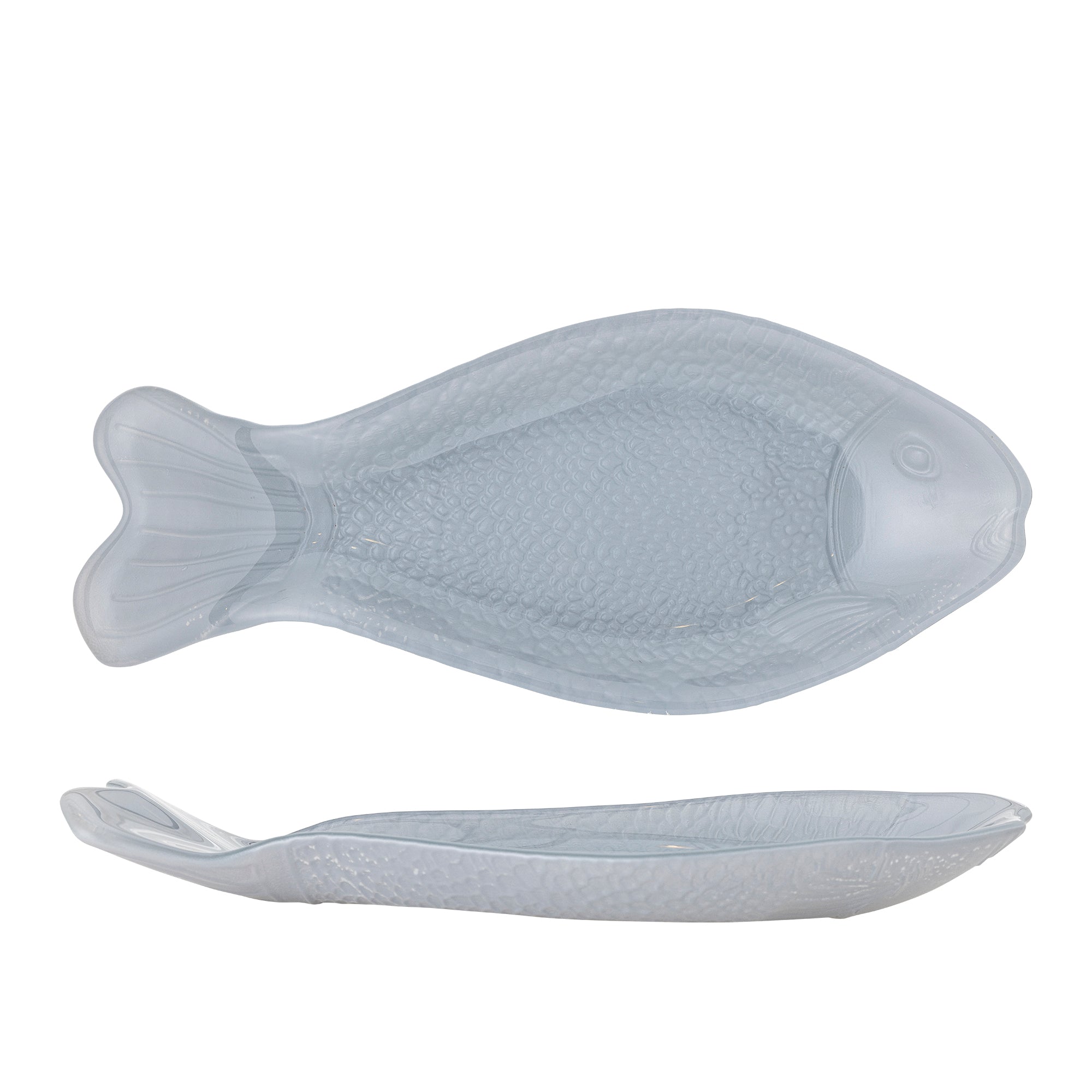 Yuna - Plat De Service - Gris - Verre