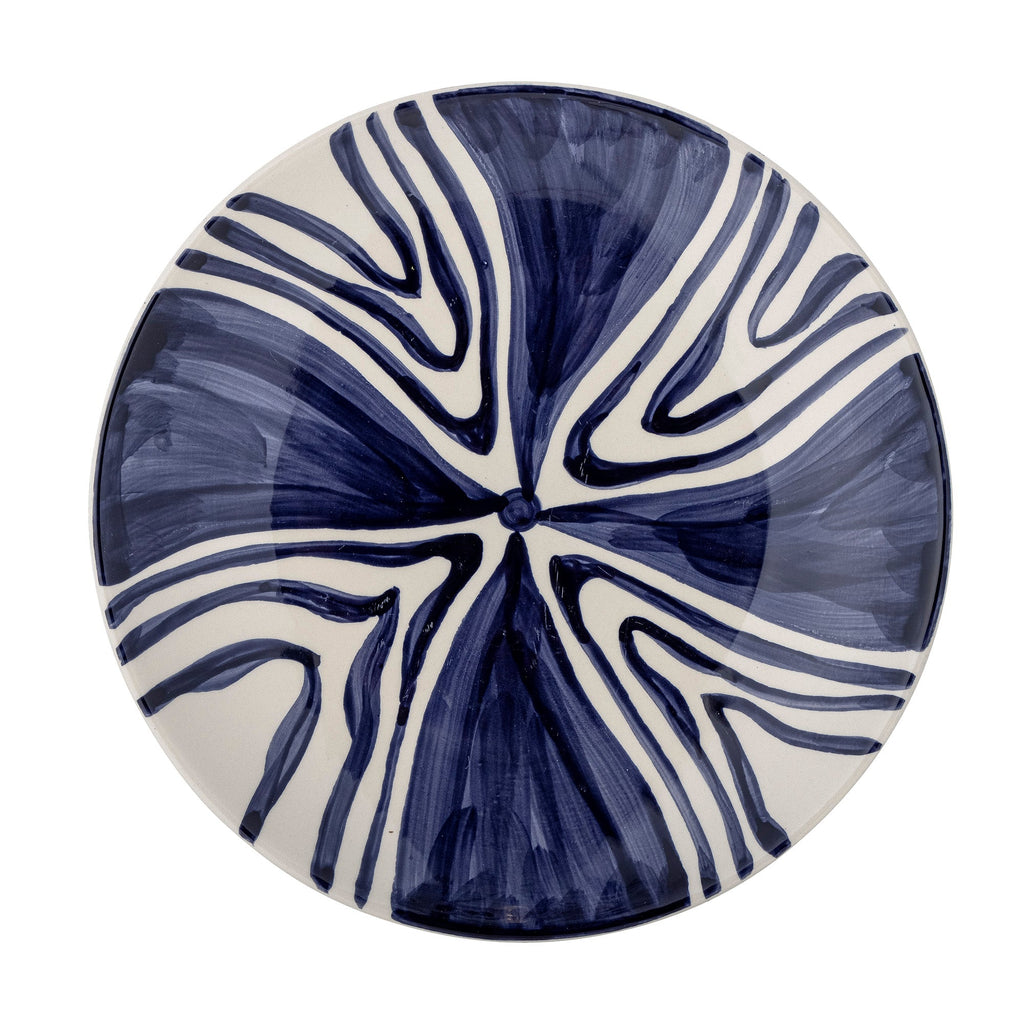 Shama - Assiette - Bleu - Grès