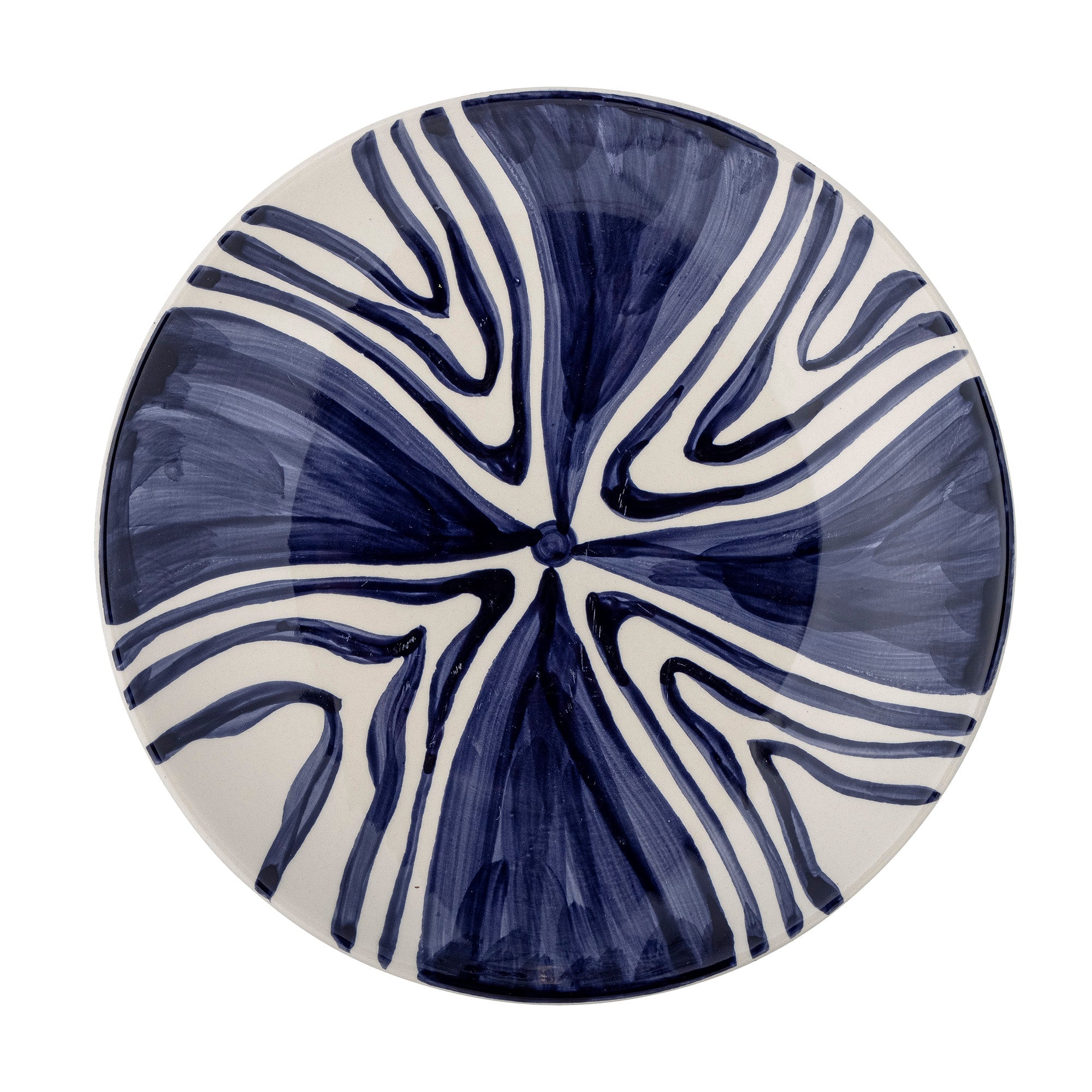 Shama - Assiette - Bleu - Grès