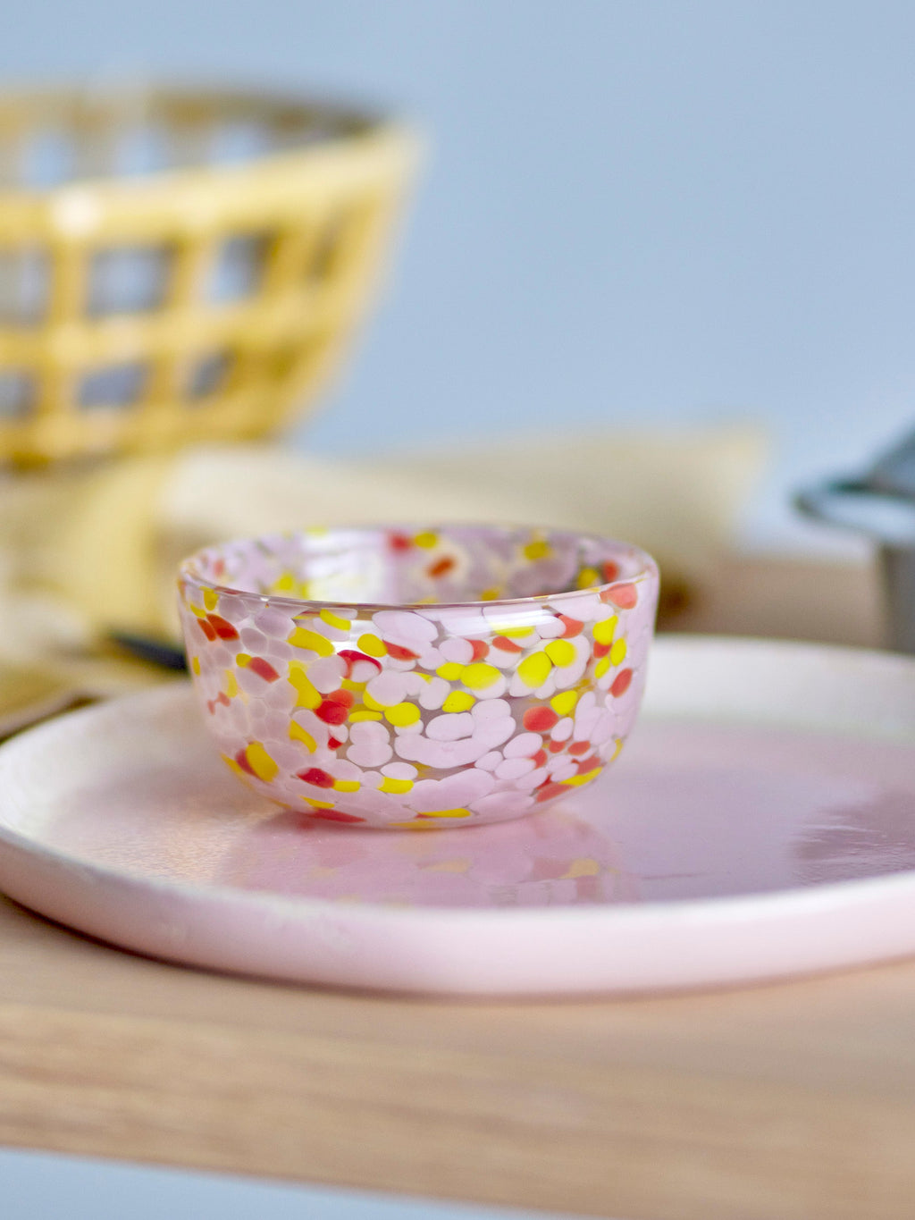 Lilya - Bol - Rose Poudré - Verre