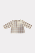 T-Shirt Bébé Oliver À Carreaux Nature - 18 Mois - Enfant