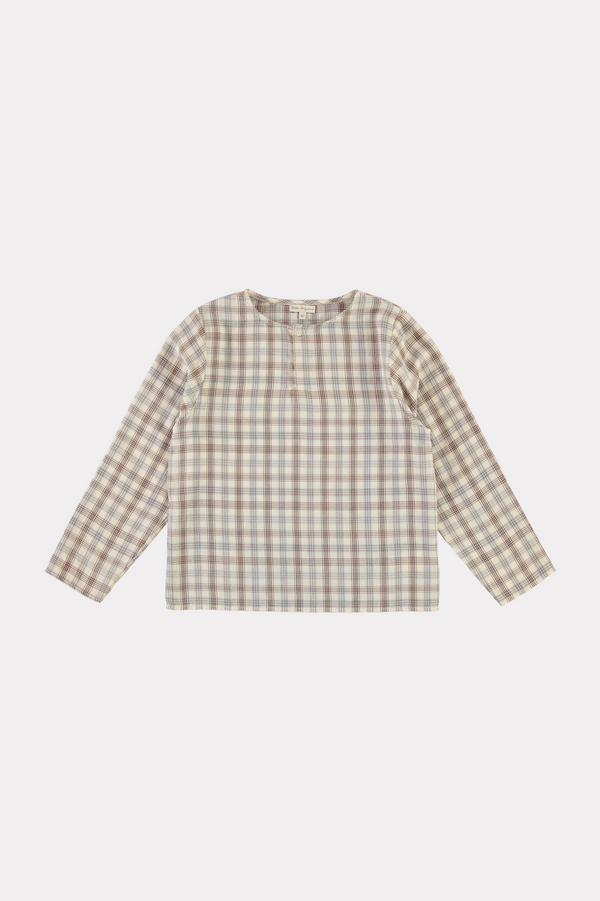 Chemise Oliver À Carreaux Naturels - Enfant
