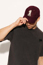 CASQUETTE ONE BURGUNDY - ONE TEE