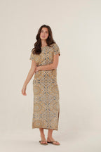 ROBE LONGUE HENRY SAND XS - ONE TEE