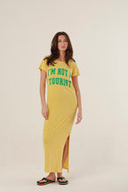 ROBE MARGARETH YELLOW XS - ONE TEE