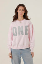 SWEAT ALAN LIGHT PINK XS/S - ONE TEE