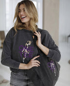SWEAT AVA LEO LEO CARBONE XS - ONE TEE
