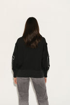 SWEAT OLYMPE BLACK S/M - ONE TEE