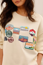 SWEAT OLYMPE IVOIRE S/M - ONE TEE