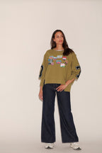 SWEAT OLYMPE KAKI S/M - ONE TEE