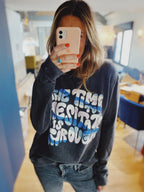 SWEAT ZELIE CARBONE XS - ONE TEE