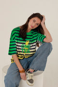 T - SHIRT AVA GREEN XS - ONE TEE
