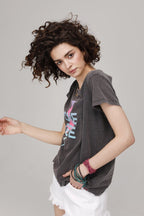 T - SHIRT AVA TIE CARBONE XS - ONE TEE