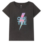 T - SHIRT AVA TIE CARBONE XS - ONE TEE
