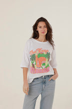 T - SHIRT HAYLIE WHITE XS - ONE TEE