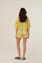 T - SHIRT HENRY YELLOW XS - ONE TEE