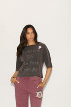 T - SHIRT ILDA CARBONE XS - ONE TEE